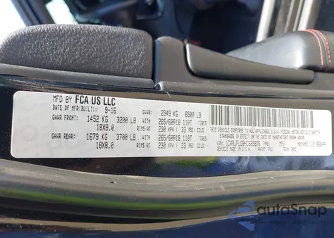 2017 Jeep Grand Cherokee Trailhawk 4X4 из США, поврежденный, VIN 1C4RJFLG9HC665876